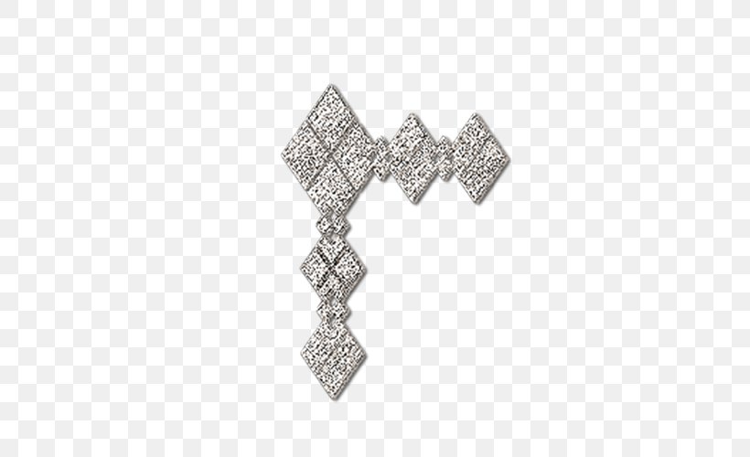 Silver Download, PNG, 500x500px, Silver, Black And White, Body Jewelry, Cross, Designer Download Free