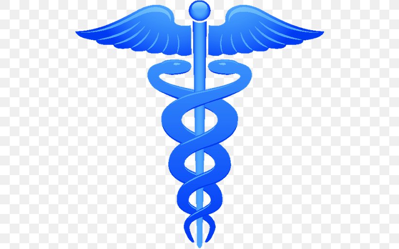 Staff Of Hermes Medicine Rod Of Asclepius Physician Clip Art, PNG, 512x512px, Staff Of Hermes, Blue, Caduceus As A Symbol Of Medicine, Electric Blue, Health Download Free