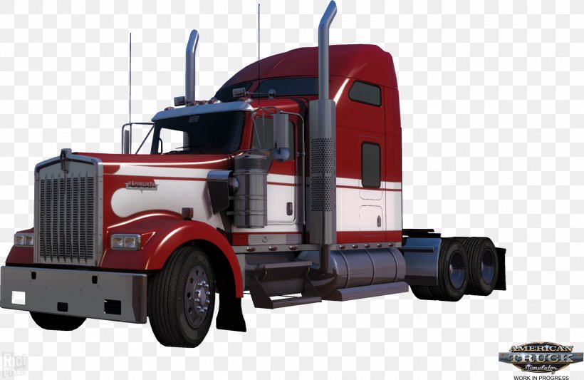 American Truck Simulator Euro Truck Simulator 2 Kenworth W900 Car, PNG, 2627x1709px, American Truck Simulator, Automotive Exterior, Car, Commercial Vehicle, Euro Truck Simulator 2 Download Free