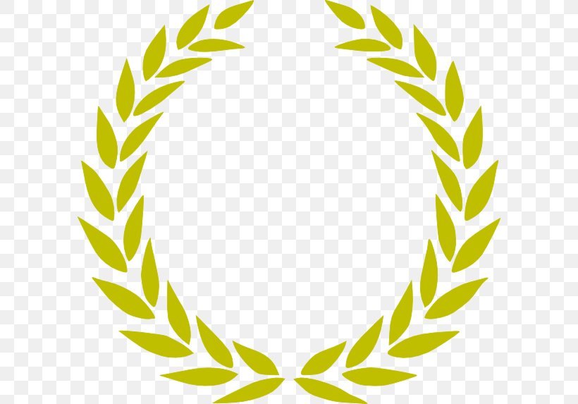 Gold Leaf Gold Leaf Laurel Wreath Clip Art, PNG, 600x573px, Leaf, Gold, Gold Leaf, Grass, Laurel Wreath Download Free