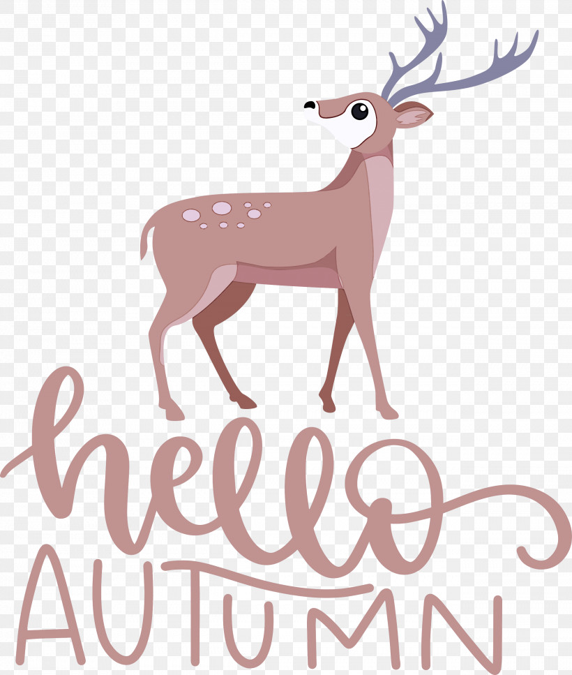 Hello Autumn, PNG, 2542x3000px, Hello Autumn, Antler, Biology, Deer, Meter Download Free