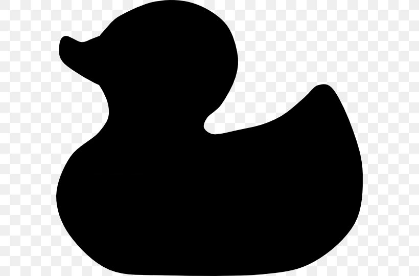 Black Clip Art Water Bird Silhouette, PNG, 600x539px, Black, Bird, Black M, Blackandwhite, Duck Download Free