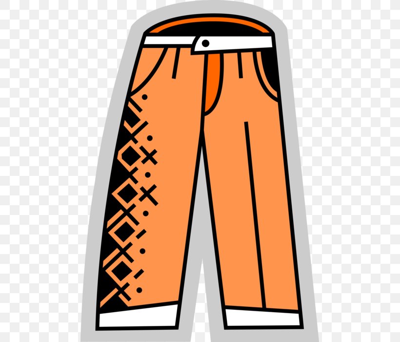 Clip Art Pants Illustration Vector Graphics Image, PNG, 489x700px, Pants, Brand, Clothing, Logo, Orange Download Free