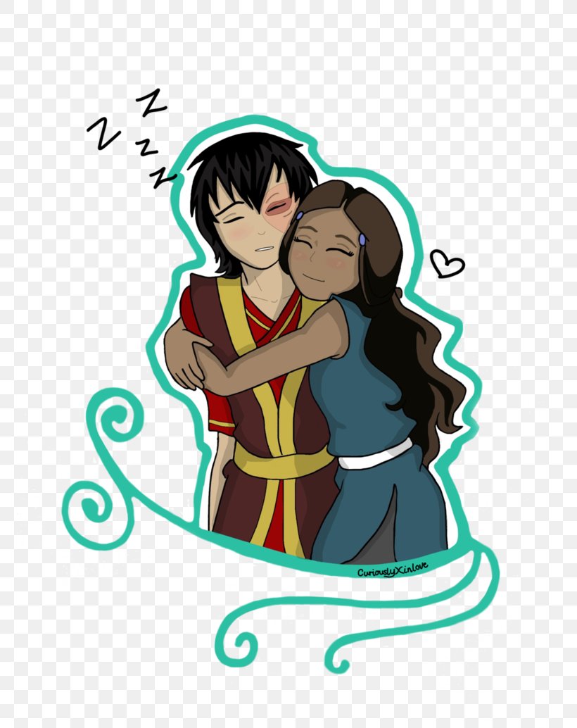 Katara Zuko Love Boy, PNG, 772x1034px, Watercolor, Cartoon, Flower, Frame, Heart Download Free