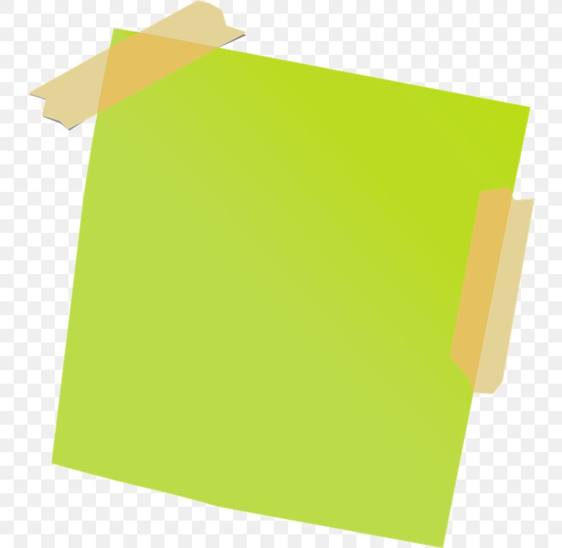 Paper Post-it Note Adhesive Tape Sticker, PNG, 740x800px, Paper, Adhesive, Adhesive Tape, Grass, Green Download Free