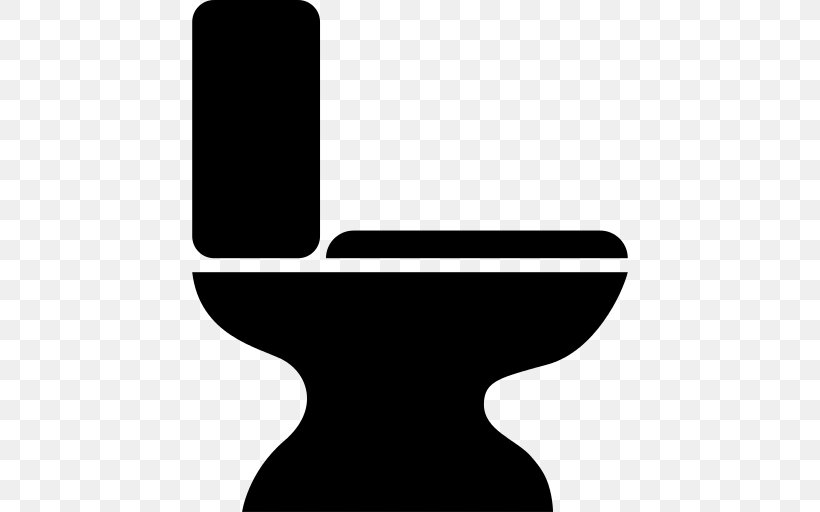 Toilet & Bidet Seats Public Toilet Flush Toilet Bathroom, PNG, 512x512px, Toilet, Bathroom, Bideh, Black And White, Flush Toilet Download Free