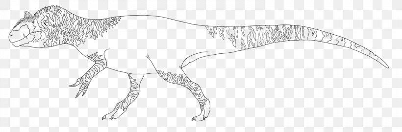 Tyrannosaurus Figure Drawing Line Art Sketch, PNG, 1558x513px, Tyrannosaurus, Animal Figure, Arm, Artwork, Beak Download Free