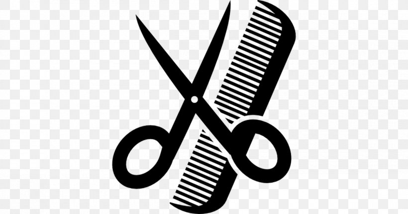 Comb Cosmetologist Scissors Beauty Parlour Barber, PNG, 1200x630px, Comb, Barber, Beauty Parlour, Black And White, Brand Download Free