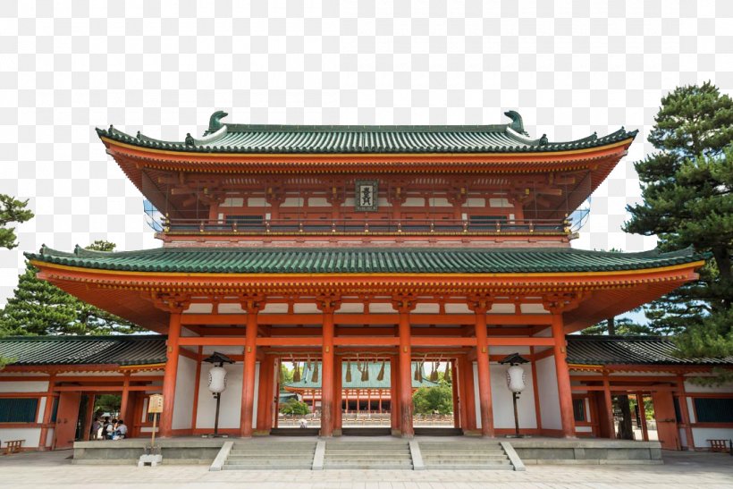 Heian Shrine Tokyo Temple Heian Period Kyoto, PNG, 1100x734px, Heian Shrine, Building, Chinese Architecture, Facade, Heian Period Download Free