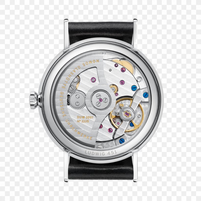 NOMOS Glashütte Tangente Watch NOMOS Glashütte Metro Datum Gangreserve, PNG, 1000x1000px, Watch, Automatic Watch, Black Leather Strap, Brand, Jewellery Download Free