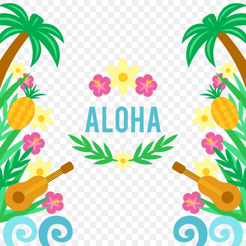 Hawaiian Ukulele, PNG, 3333x3333px, Hawaii, Aloha, Area, Floral Design, Flower Download Free