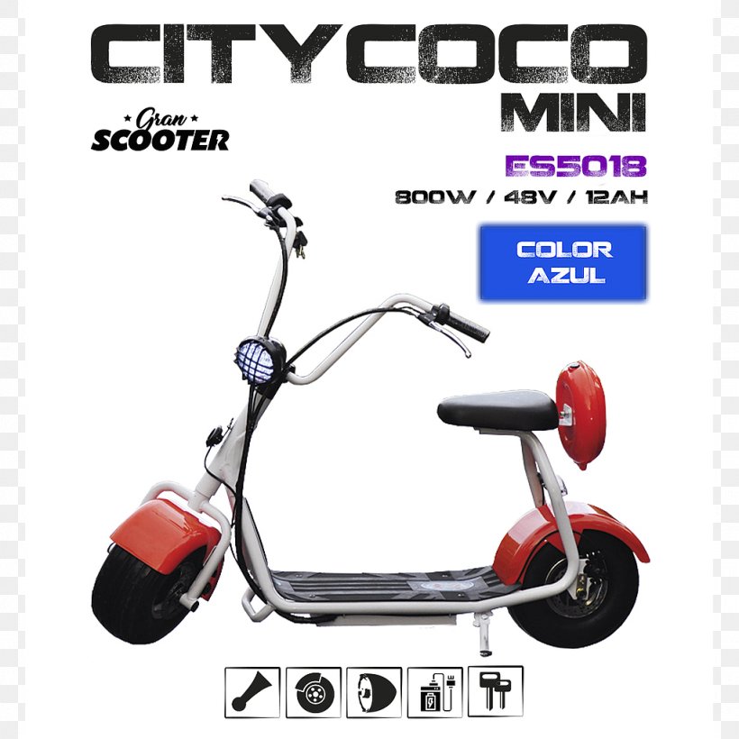 Motorized Scooter Electric Vehicle MINI Car, PNG, 1024x1024px, Scooter, Automotive Exterior, Bicycle, Bicycle Accessory, Car Download Free