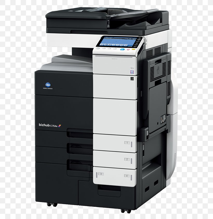 Multi-function Printer Photocopier Konica Minolta Image Scanner, PNG, 600x840px, Multifunction Printer, Automatic Document Feeder, Color Printing, Copying, Document Download Free