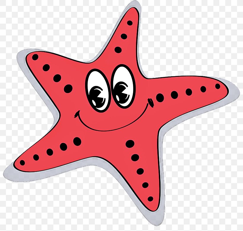 pink cartoon starfish