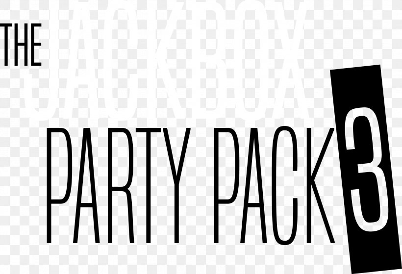 The Jackbox Party Pack 3 Jackbox Games Clip Art, PNG, 2518x1719px, Jackbox Party Pack 3, Area, Black, Black And White, Brand Download Free