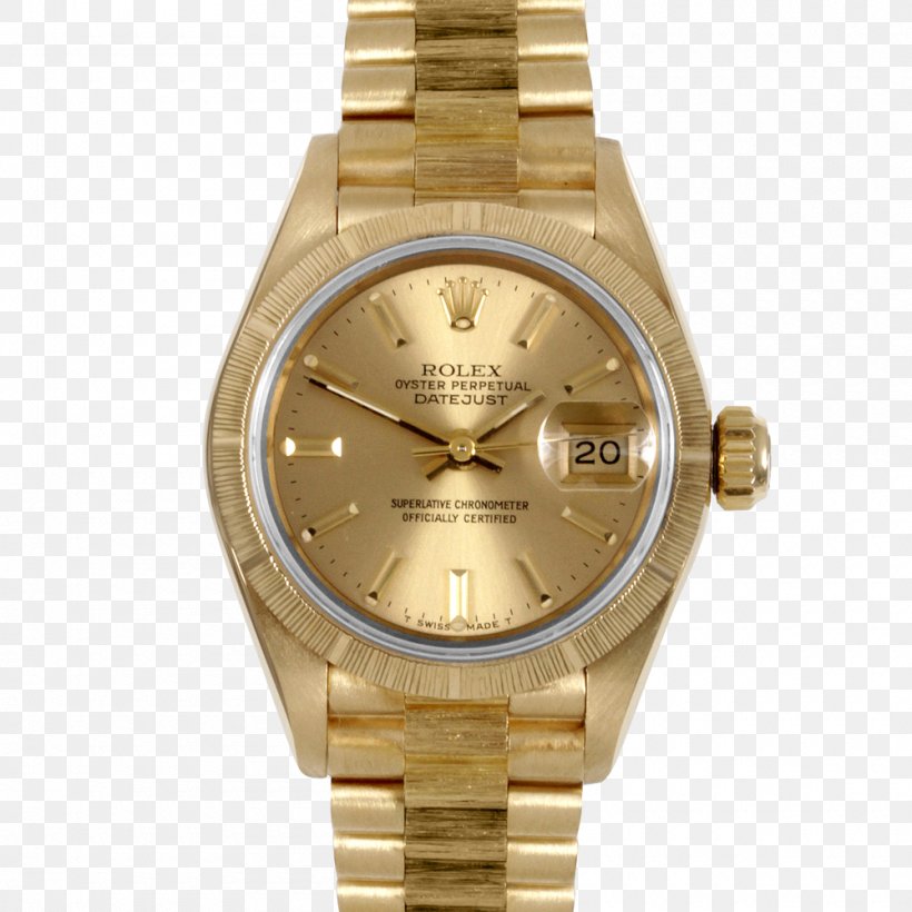 Bob's Watches Rolex Datejust Rolex Oyster, PNG, 1000x1000px, Watch, Bracelet, Clock, Colored Gold, Gold Download Free