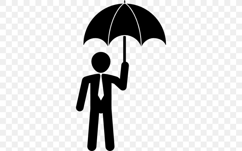 Umbrella Male, PNG, 512x512px, Umbrella, Black And White, Businessperson, Logo, Male Download Free