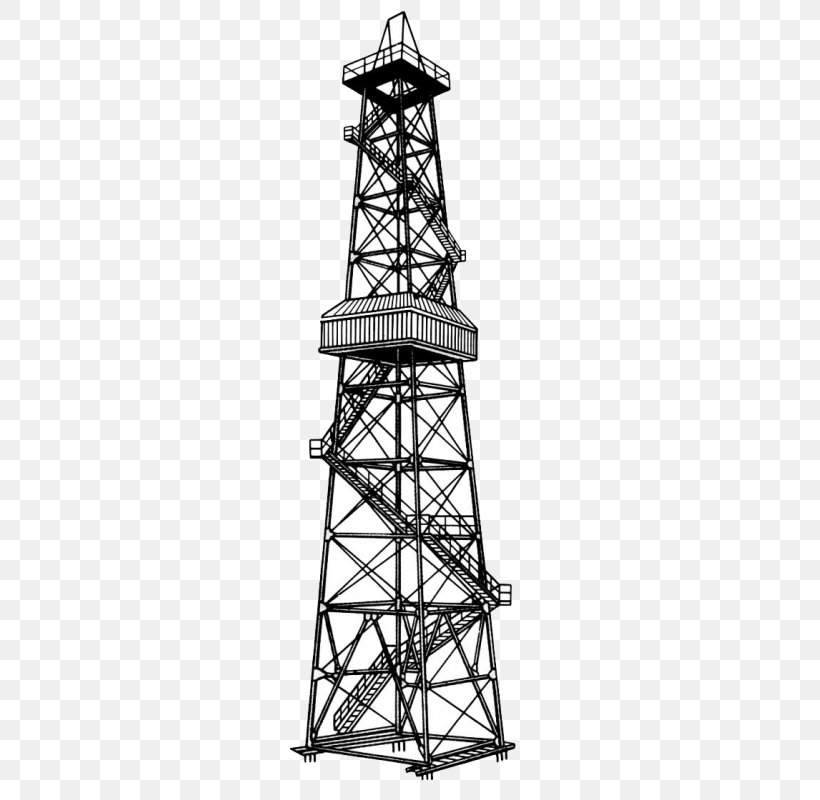 Drilling Rig Oil Platform Derrick Well Drilling Clip Art, PNG, 319x800px, Drilling Rig, Augers, Black And White, Can Stock Photo, Derrick Download Free