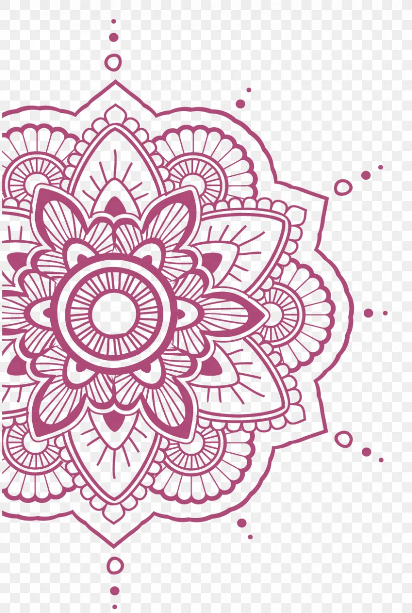Mandala Drawing Coloring Book Tattoo Design, PNG, 845x1258px, Mandala, Abziehtattoo, Area, Art, Black And White Download Free