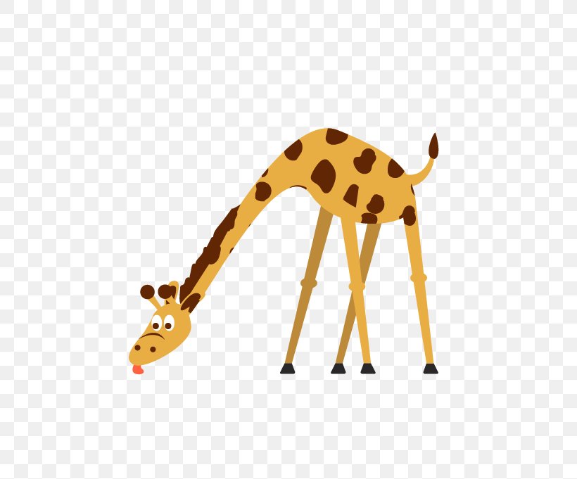 Northern Giraffe Cartoon Clip Art, PNG, 632x681px, Northern Giraffe, Cartoon, Deer, Fauna, Giraffe Download Free