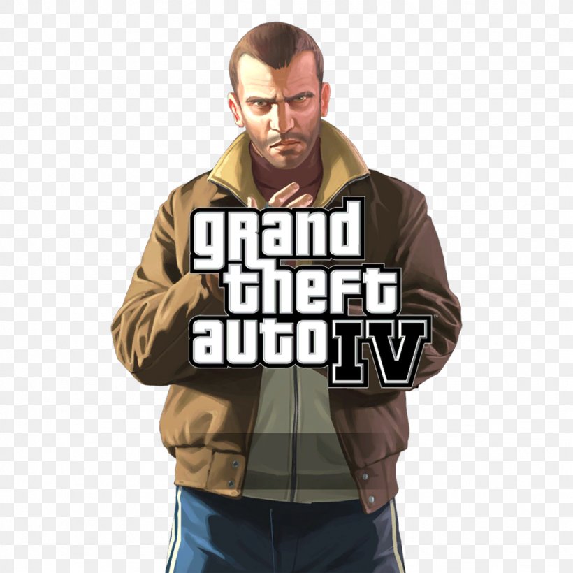 T-shirt Grand Theft Auto IV Xbox 360 Hoodie Shoulder, PNG, 1024x1024px, Tshirt, Brand, Facial Hair, Grand Theft Auto, Grand Theft Auto Iv Download Free