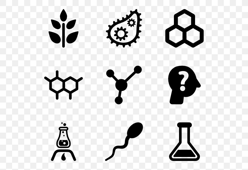 Biology Vector, PNG, 600x564px, Snowflake, Area, Black, Black And White, Logo Download Free