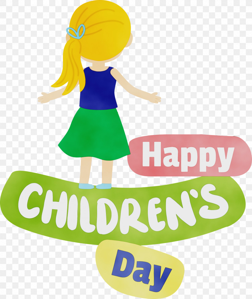 Human Logo Cartoon Behavior Green, PNG, 2524x3000px, Childrens Day, Behavior, Cartoon, Green, Happiness Download Free