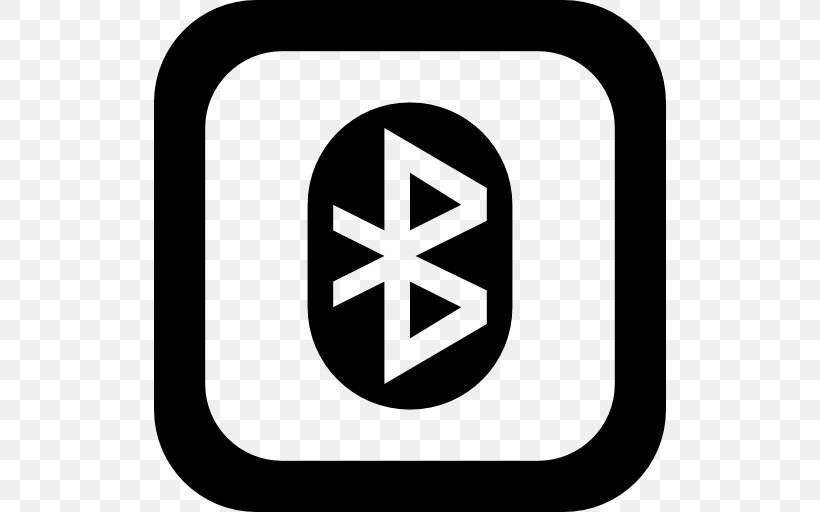 Logo Bluetooth Sign, PNG, 512x512px, Logo, Area, Black And White, Bluetooth, Brand Download Free