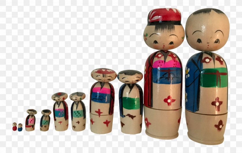 Matryoshka Doll Kokeshi Figurine Toy, PNG, 3861x2450px, Doll, Biscuit Porcelain, Chairish, Collecting, Figurine Download Free