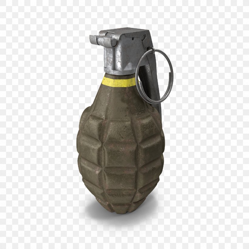 Mk 2 Grenade Weapon, PNG, 1000x1000px, Watercolor, Cartoon, Flower, Frame, Heart Download Free