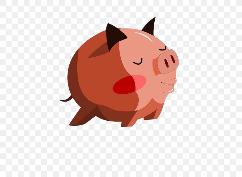 Domestic Pig Dog Canidae Illustration, PNG, 424x600px, Domestic Pig, Art, Canidae, Carnivoran, Cartoon Download Free
