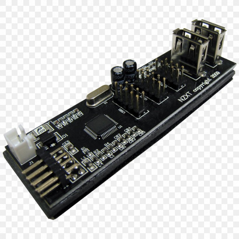 Power Supply Unit USB Hub Nzxt Port Expander Computer Port, PNG, 900x900px, Power Supply Unit, Adapter, Circuit Component, Computer Port, Electrical Connector Download Free