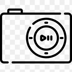 Ipod Shuffle - Camera Flat Design Logo PNG