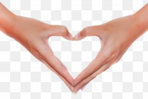 Creative Makes Up Loving Hand - Gesture Heart Love Symbol PNG
