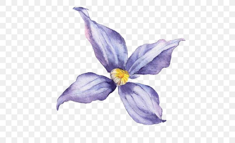 Flower Vecteur, PNG, 500x500px, Flower, Blue, Coreldraw, Crocus, Flowering Plant Download Free