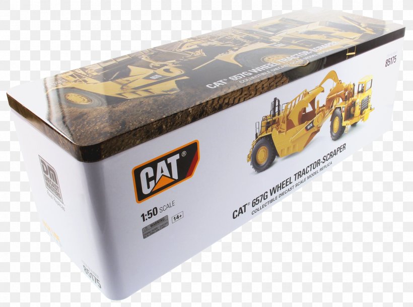Caterpillar Inc. Wheel Tractor-scraper Die-cast Toy Loader, PNG, 1790x1330px, 150 Scale, Caterpillar Inc, Box, Bulldozer, Continuous Track Download Free