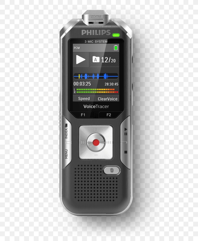 Microphone Digital Audio Dictation Machine Philips Voice Tracer DVT2510, PNG, 606x1000px, Microphone, Audio, Cellular Network, Communication Device, Dictation Machine Download Free