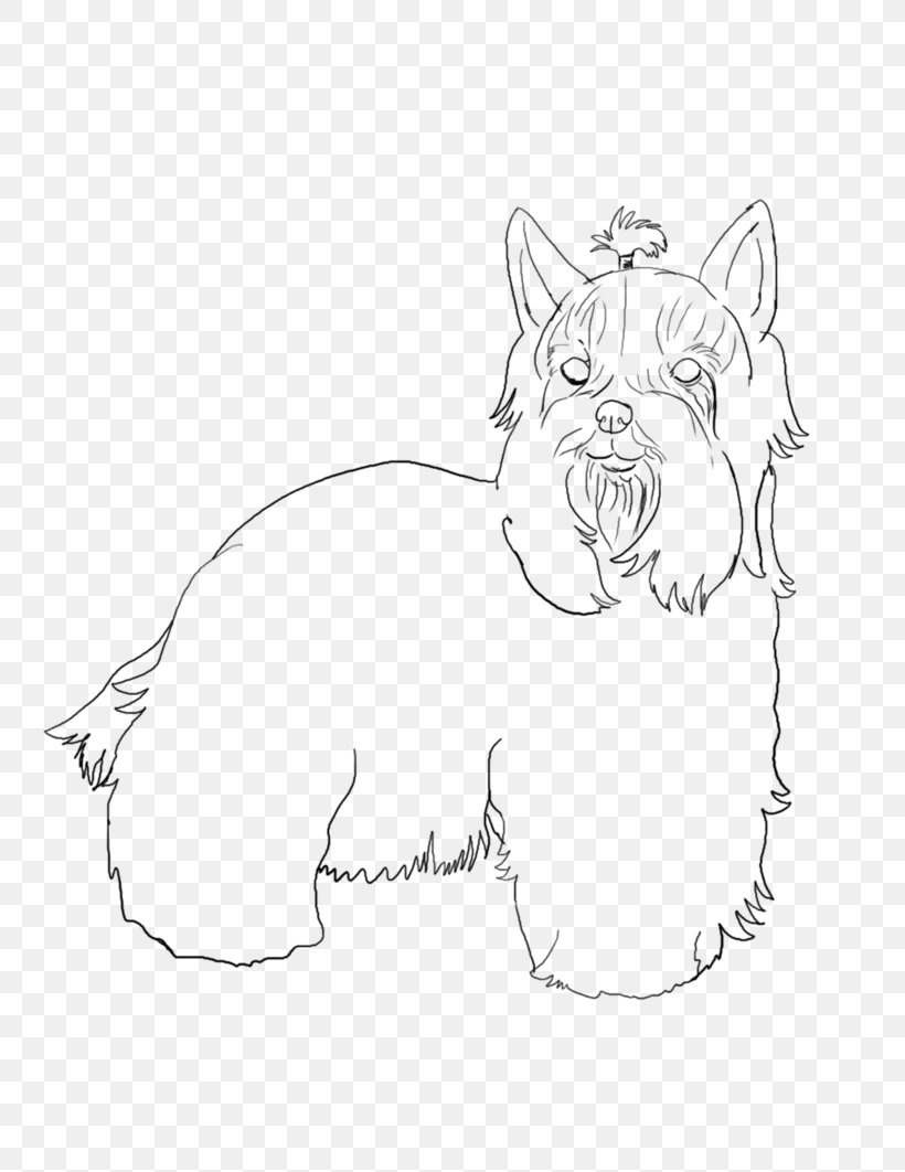 Puppy Dog Breed Yorkshire Terrier Shih Tzu Whiskers, PNG, 753x1062px, Puppy, Artwork, Black, Black And White, Breed Download Free