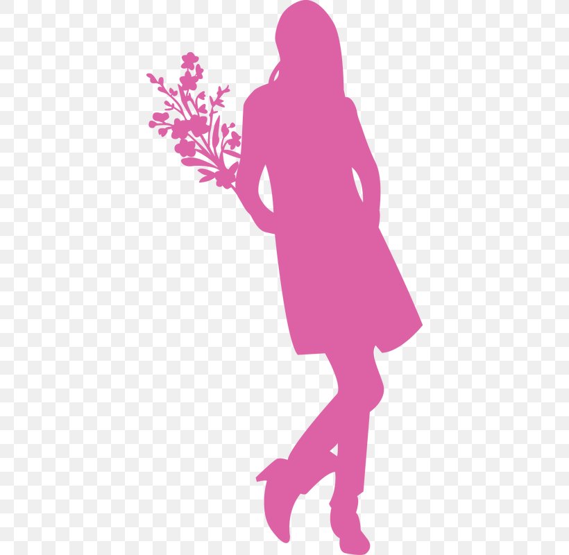 Silhouette Clip Art Illustration Floral Design Woman, PNG, 398x800px, Silhouette, Art, Construction, Fictional Character, Floral Design Download Free