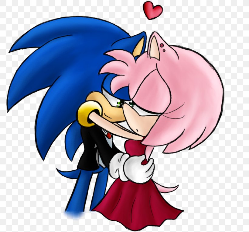 Amy Rose Sonic The Hedgehog Mario & Sonic At The Olympic Winter Games Shadow The Hedgehog Knuckles The Echidna, PNG, 796x762px, Watercolor, Cartoon, Flower, Frame, Heart Download Free