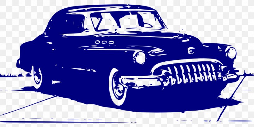 Classic Car Vintage Car Clip Art, PNG, 960x480px, Car, Antique Car, Automotive Design, Automotive Exterior, Blue Download Free