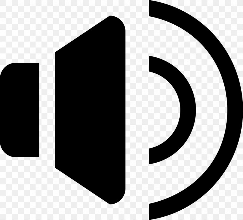 Loudspeaker User Interface Sound, PNG, 980x886px, Loudspeaker, Black And White, Brand, Linkware, Logo Download Free