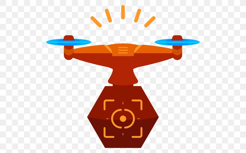 Unmanned Aerial Vehicle Transport Clip Art, PNG, 512x512px, Unmanned Aerial Vehicle, Airplane, Freight Transport, Logo, Orange Download Free