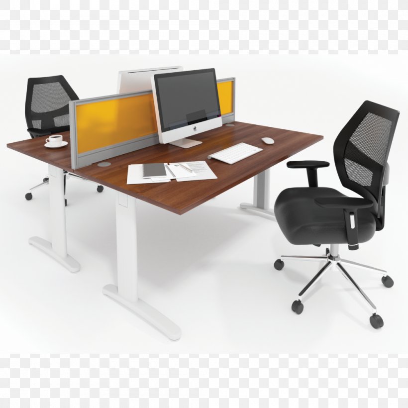 Sit-stand Desk Business Office Table, PNG, 1000x1000px, Desk, Business, Chair, Cubicle, Desktop Computer Download Free