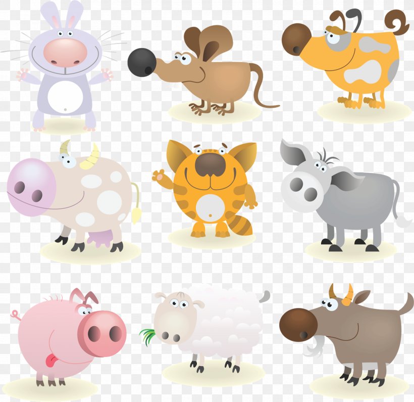 Animal Cartoon Drawing, PNG, 1600x1553px, Animal, Animal Figure, Art, Cartoon, Cuteness Download Free