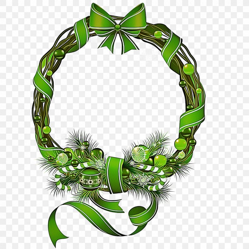 Christmas Day, PNG, 1200x1200px, Wreath, Christmas Day, Christmas Decoration, Christmas Ornament, Green Download Free