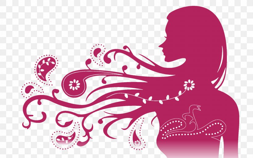 Female Silhouette Woman, PNG, 1920x1200px, Watercolor, Cartoon, Flower, Frame, Heart Download Free