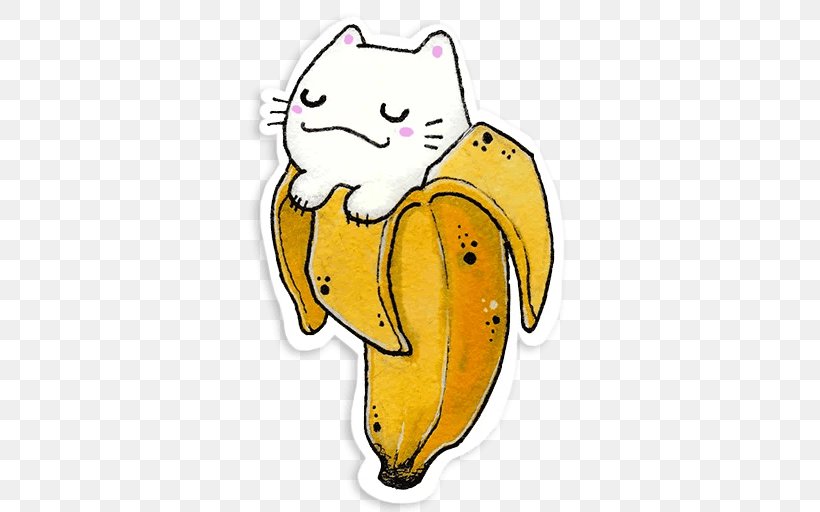 Grumpy Cat Sticker Kitten Clip Art, PNG, 512x512px, Cat, Banana, Carnivoran, Cats And The Internet, Cuteness Download Free