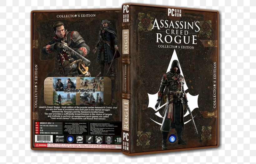 Assassin's Creed Rogue Assassin's Creed II Assassins PlayStation 4, PNG, 700x525px, Assassins, Action Figure, Computer, Dvd, Film Download Free