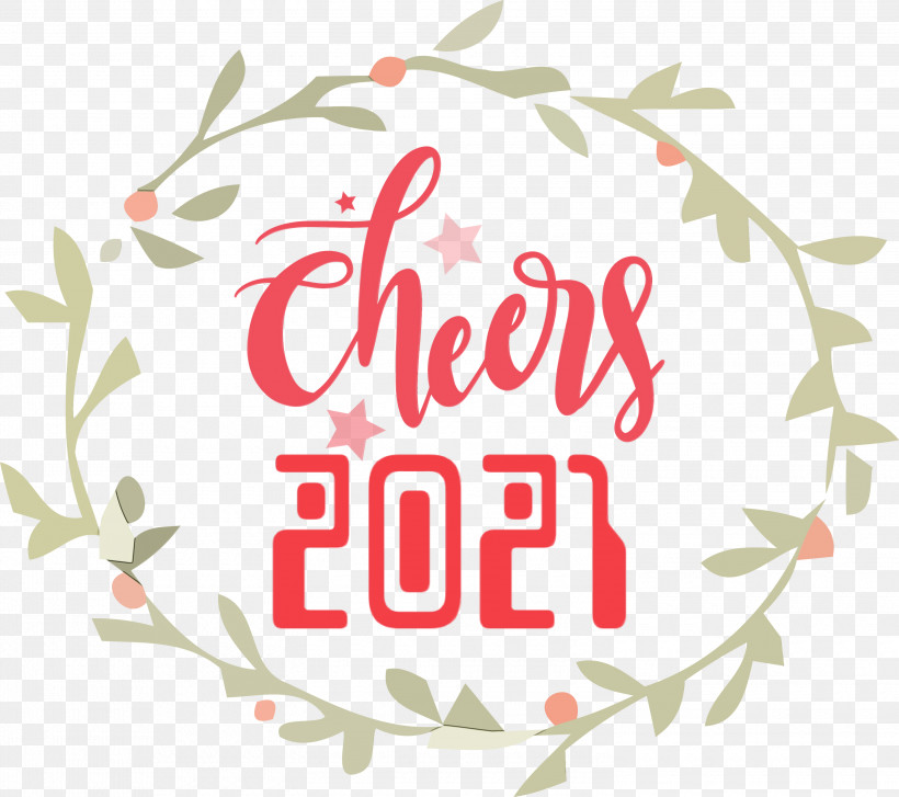 Floral Design, PNG, 3000x2663px, Cheers 2021 New Year, Christmas Day, Christmas Tree, Floral Design, Leaf Download Free